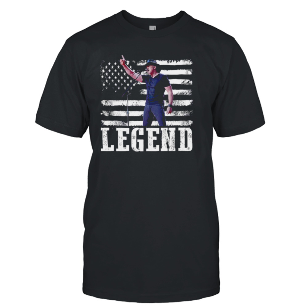 Distressed American Flag Name Music Trace Adkinslegend shirt