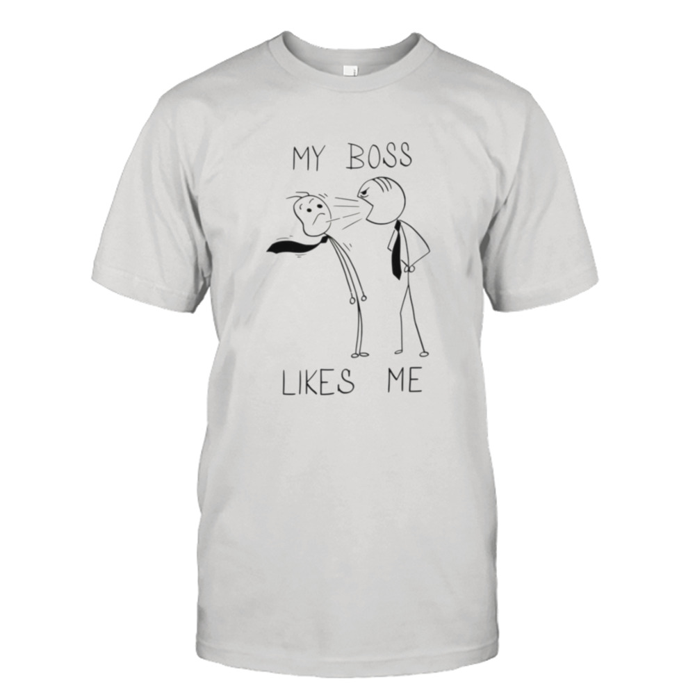 Drawing Boss And Worker Stickman shirt