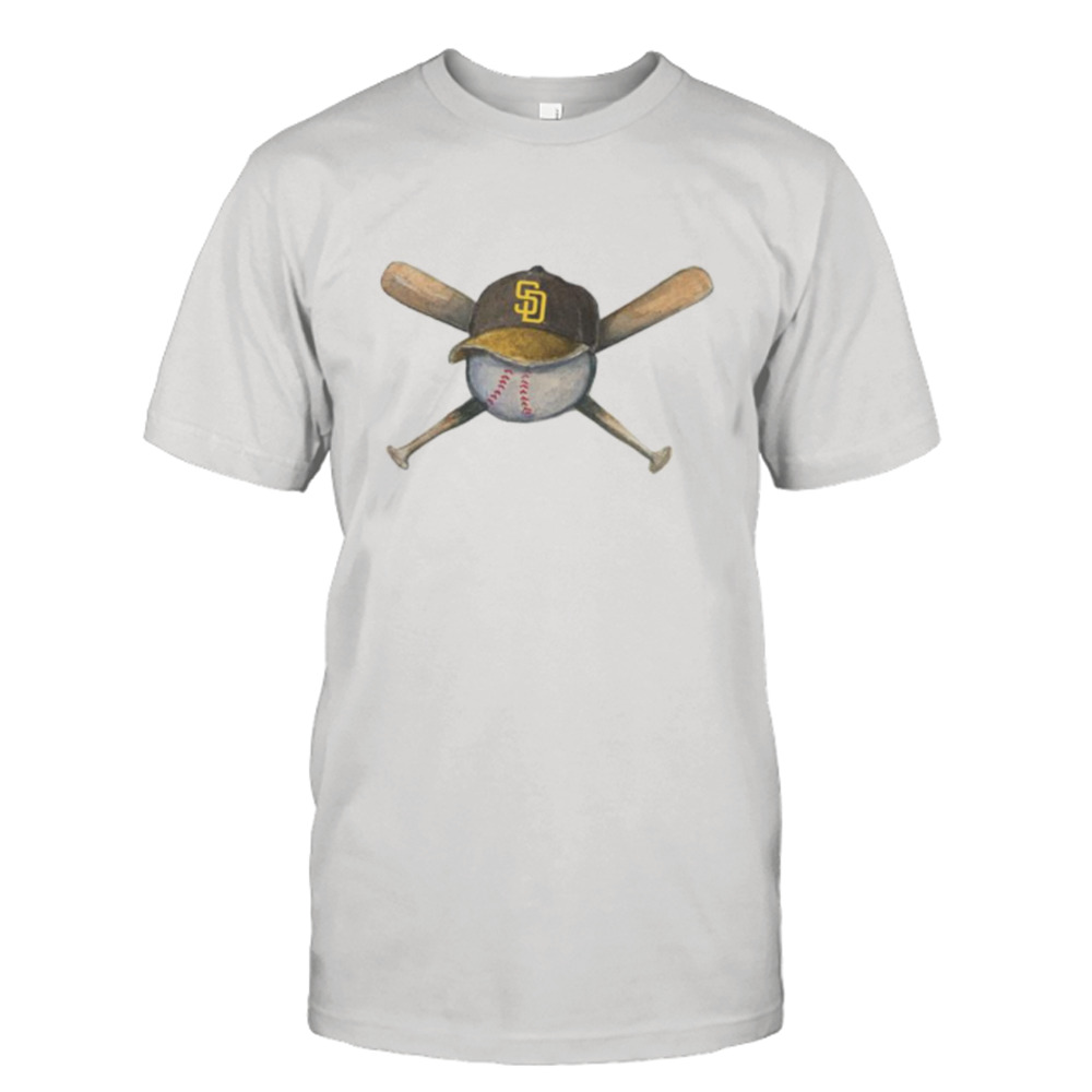 San Diego Padres Tiny Turnip Infant Hat Crossbats Shirt