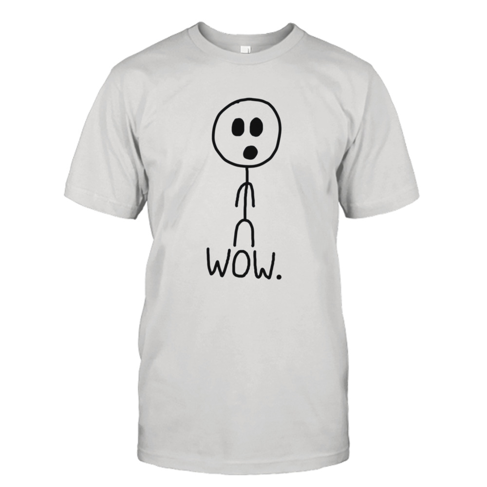 Shocked Funny Wow Stickman shirt