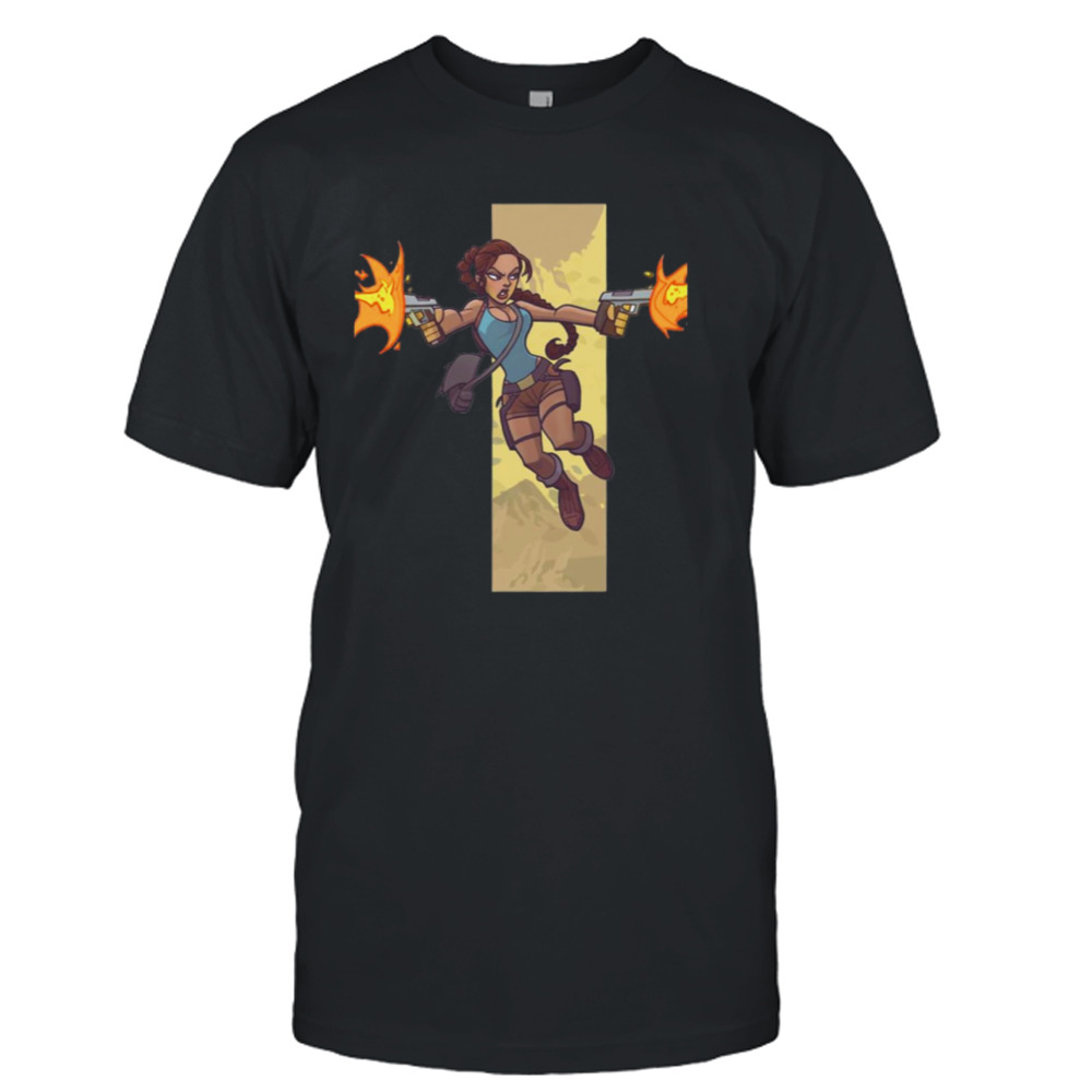 Strong Girl Tomb Raider Lara shirt