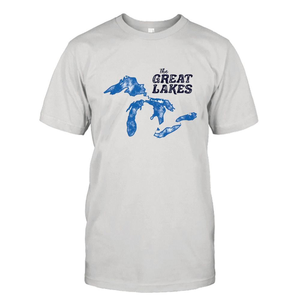 The great lakes map shirt