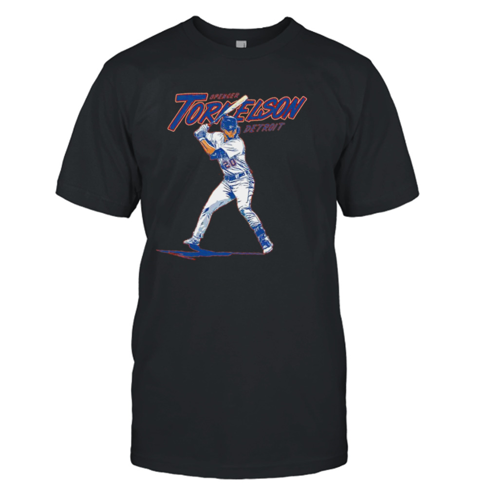 Spencer Torkelson at bat Detroit shirt