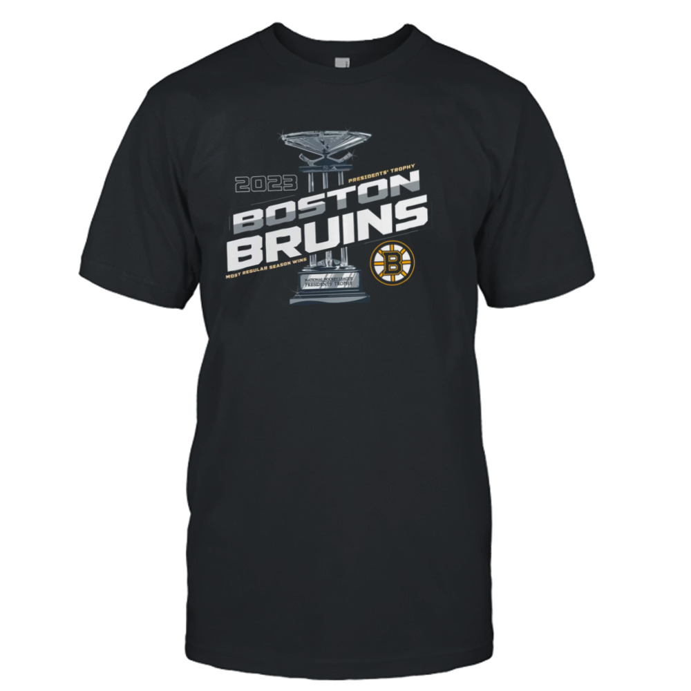 Boston Bruins 2023 Presidents’ Trophy T-Shirt