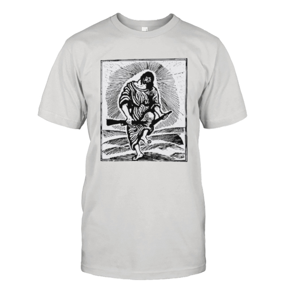 Christ Jesus breaks the rifle shirt