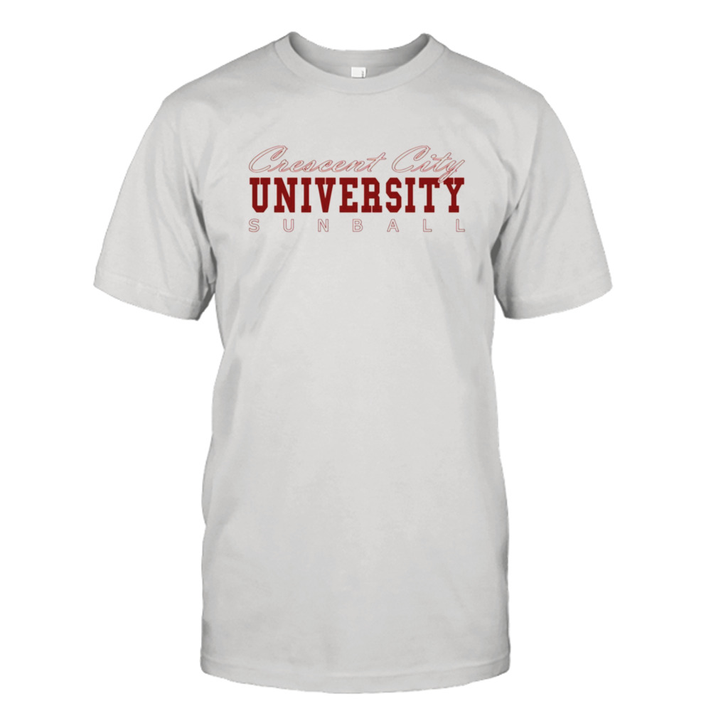 Crescent City University Sunball Throne Of Glass shirt