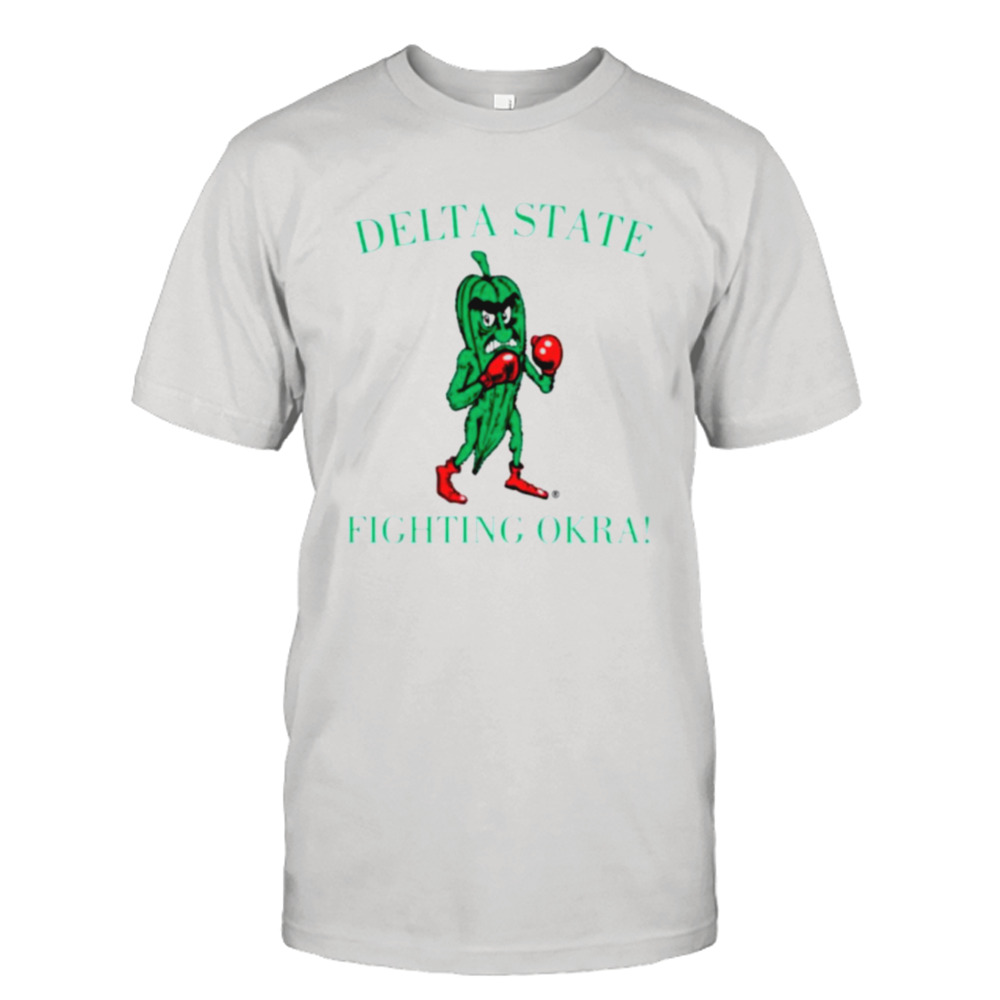 Delta state fighting okra shirt