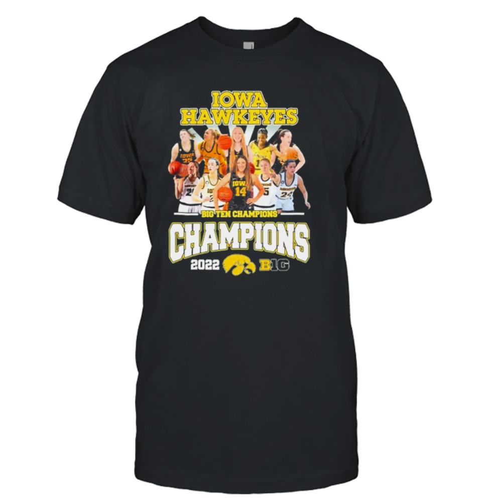 Iowa Hawkeyes Team Big Ten Champions Shirt