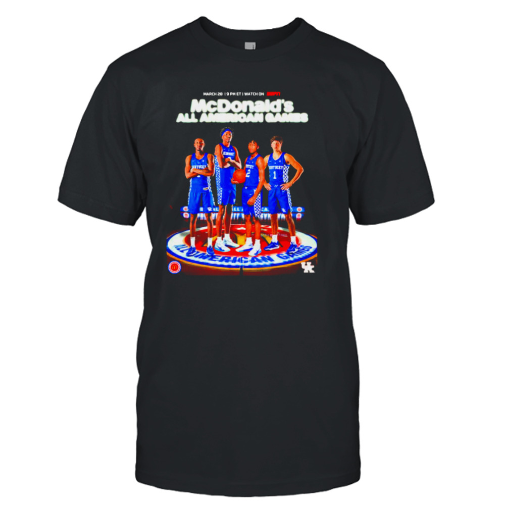 Kentucky Wildcats McDonald’s all American games shirt