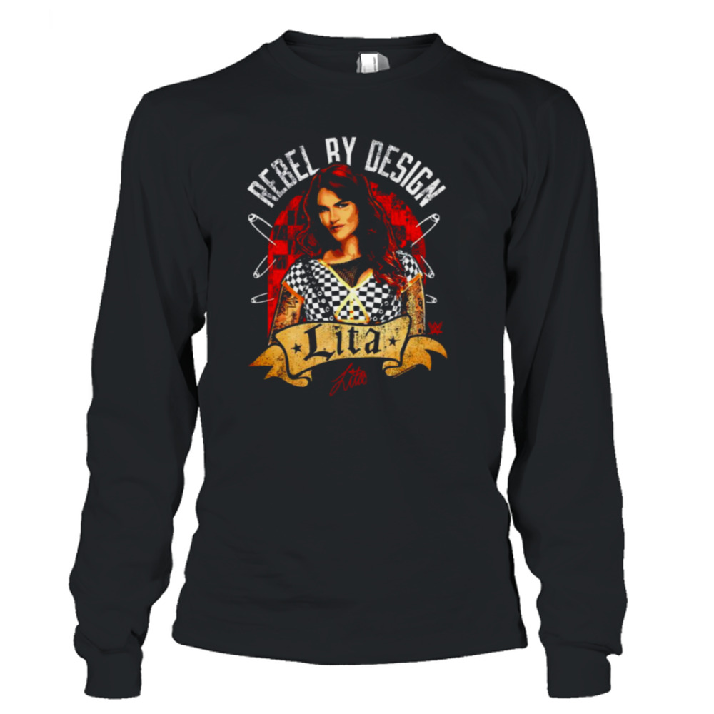 Lita Rebel By Design signature shirt 3 Long Sleeve T-Shirt