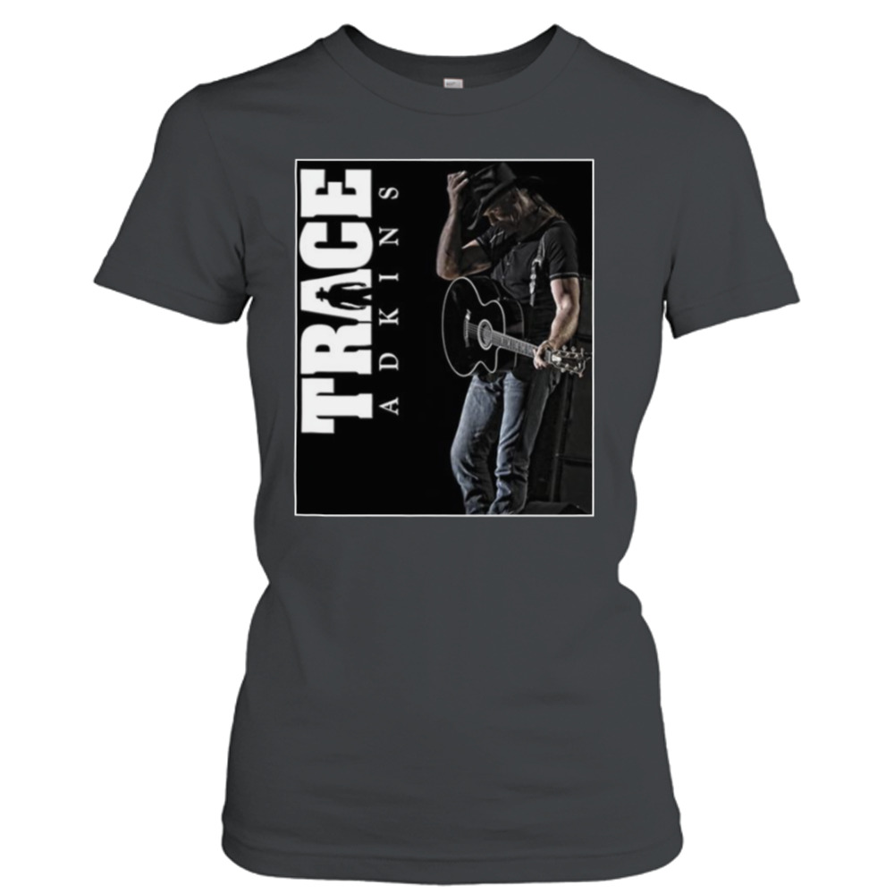 Trace Guitar Music Band Logo Trace Adkins shirt 2 Ladies T-Shirt