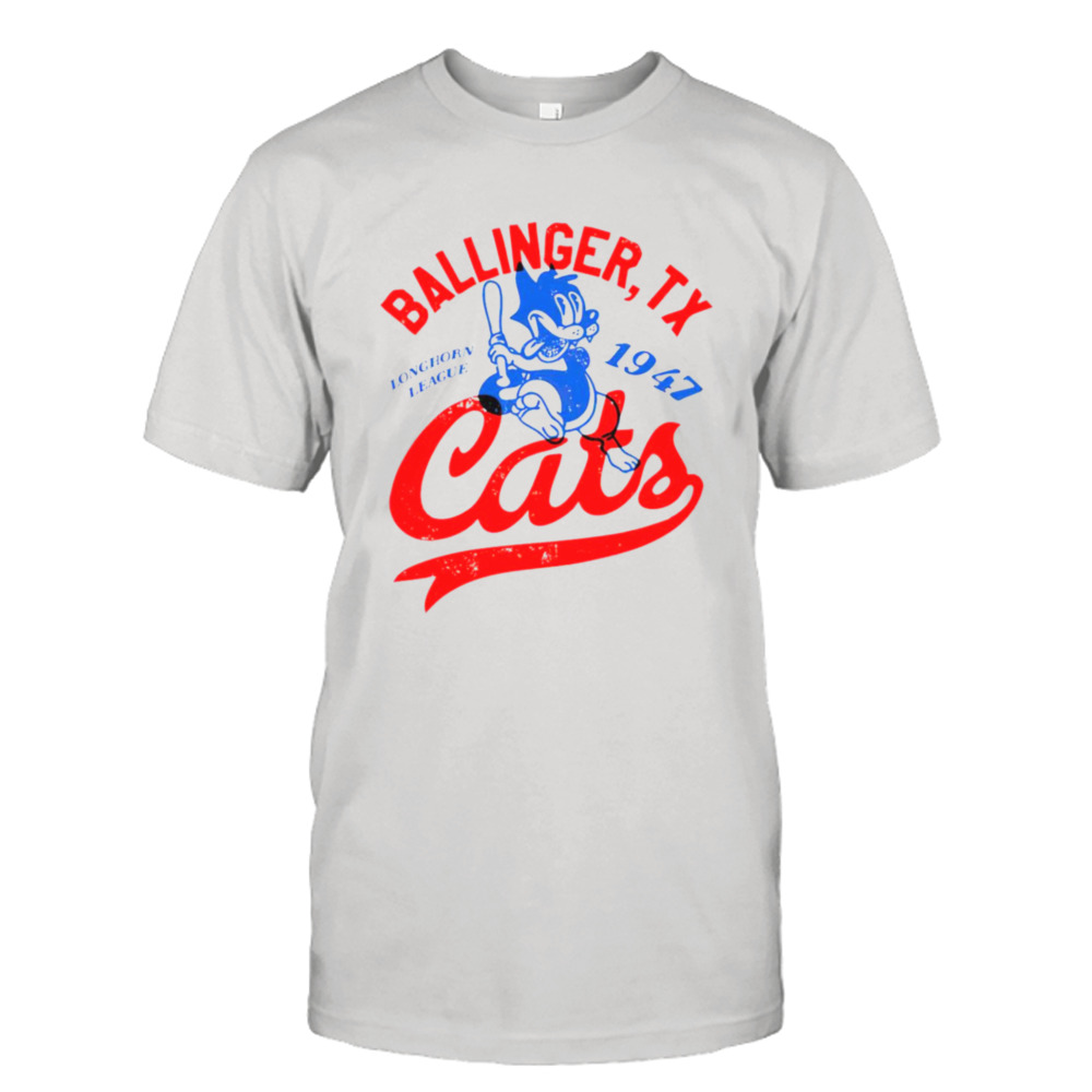 Ballinger Cats Baseball est 1947 shirt