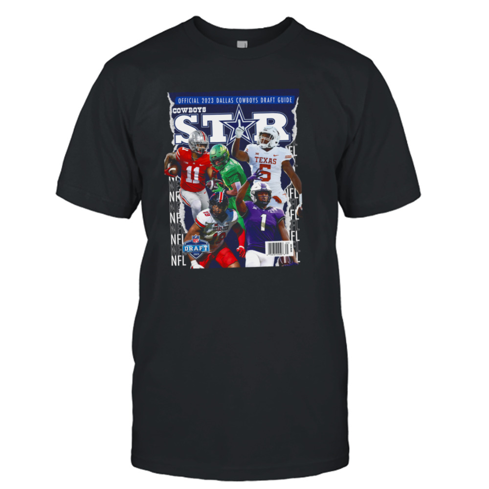 Dallas Cowboys Star Magazine Official 2023 NFL Draft Guide shirt