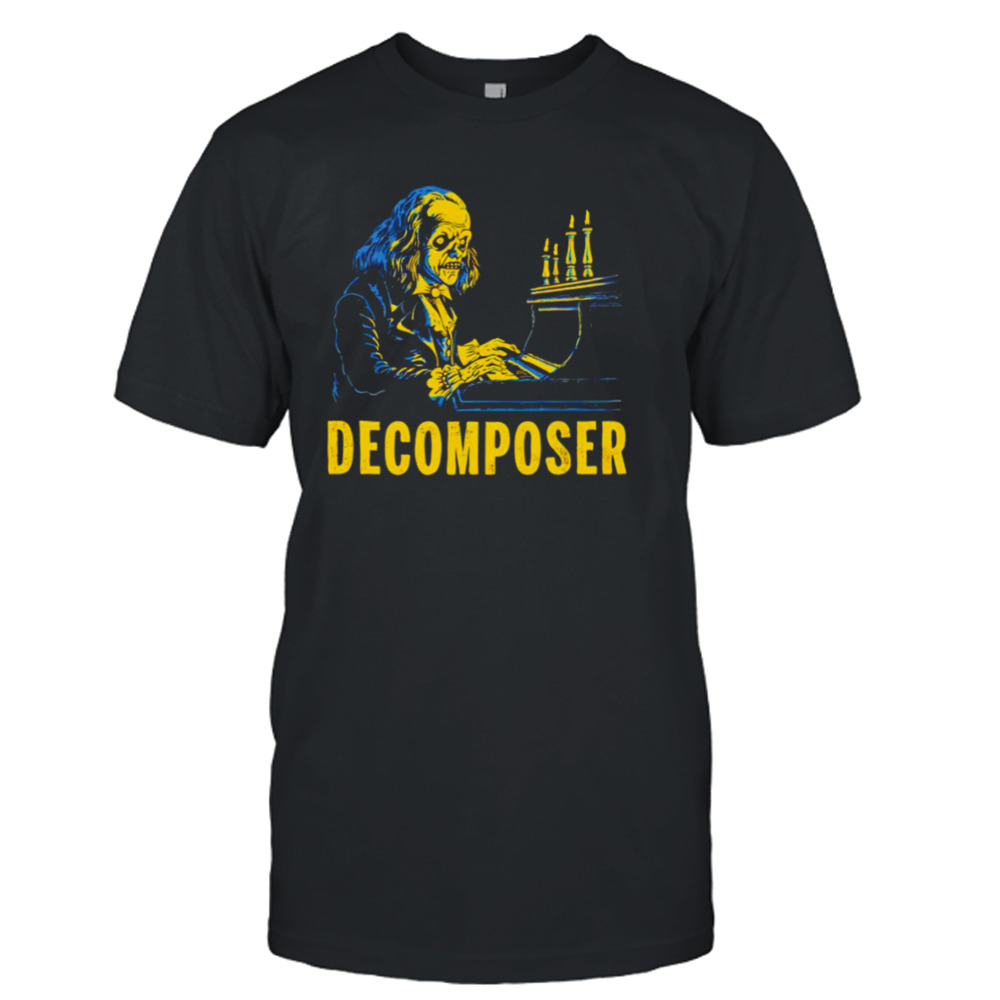 Decomposer skull T-shirt