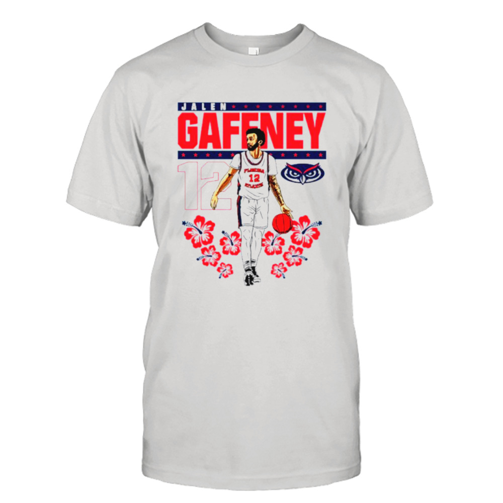 FAU Owk NCAA Men’s Basketball Jalen Gaffney Illustration shirt