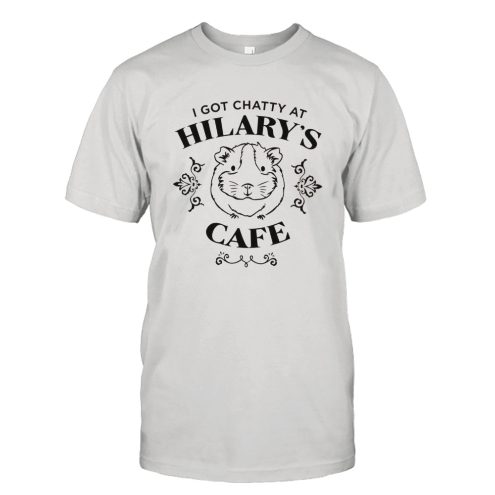 Hilary’s Cafe Logo Fleabag Hamster shirt