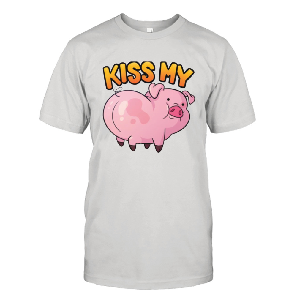 Kiss My Ass Gravity Falls Waddles The Pig Premium shirt