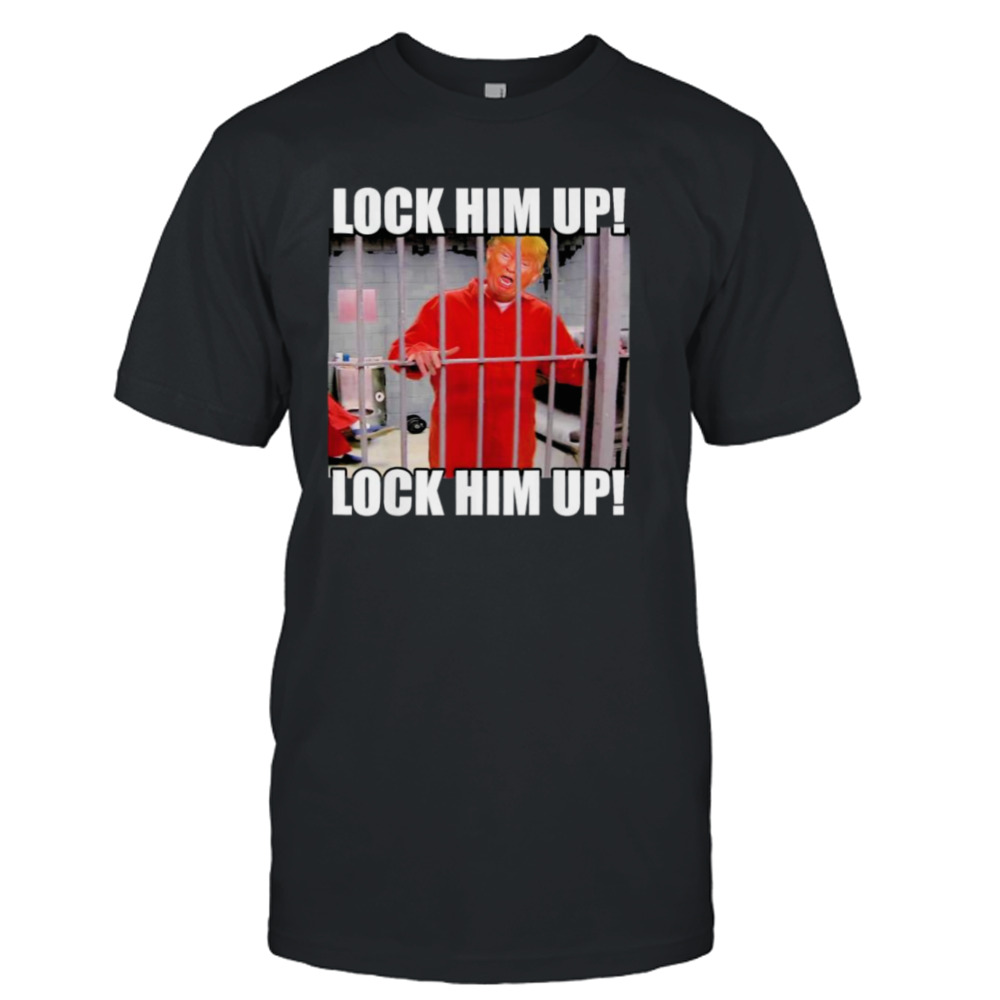 Lock Him Up Trump Orange Jumpsuit 2023 shirt