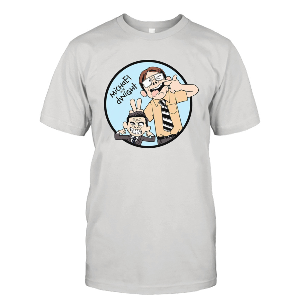 Michael And Dwight Cartoon shirt