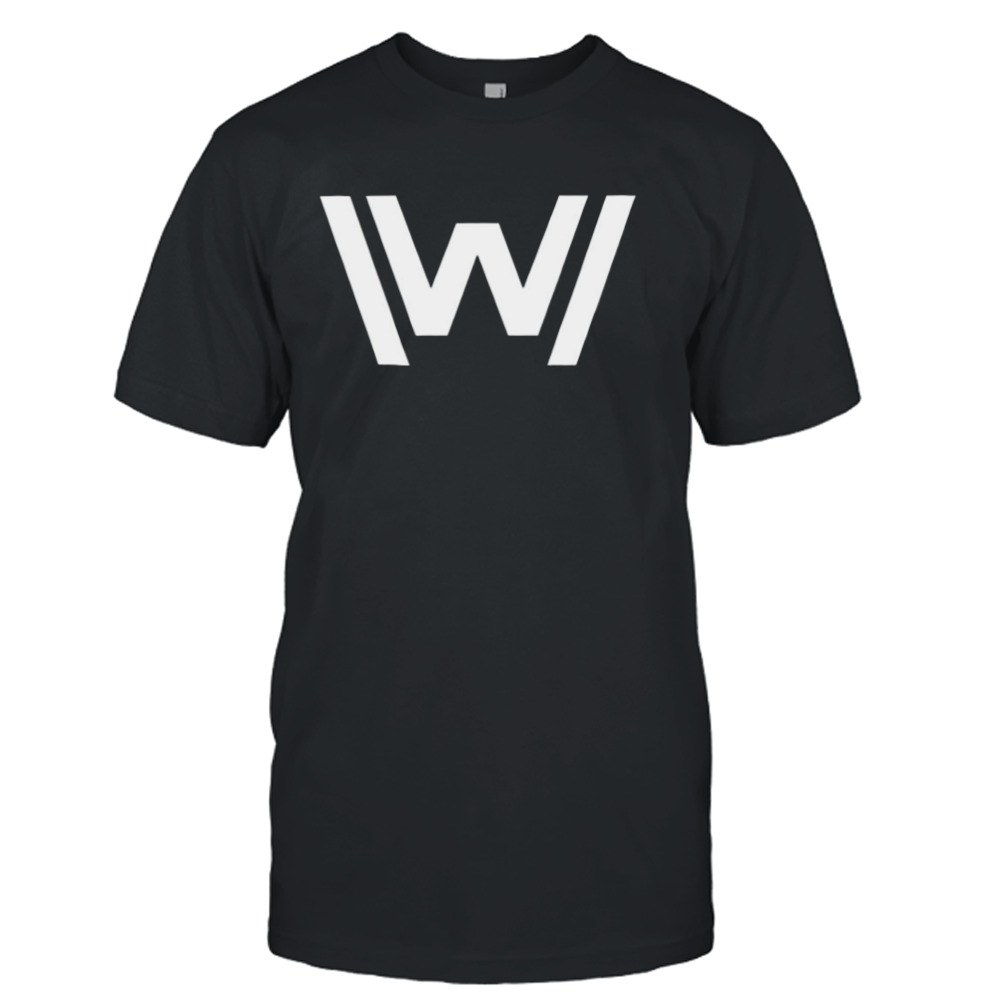 Minimal Westworld Logo White shirt