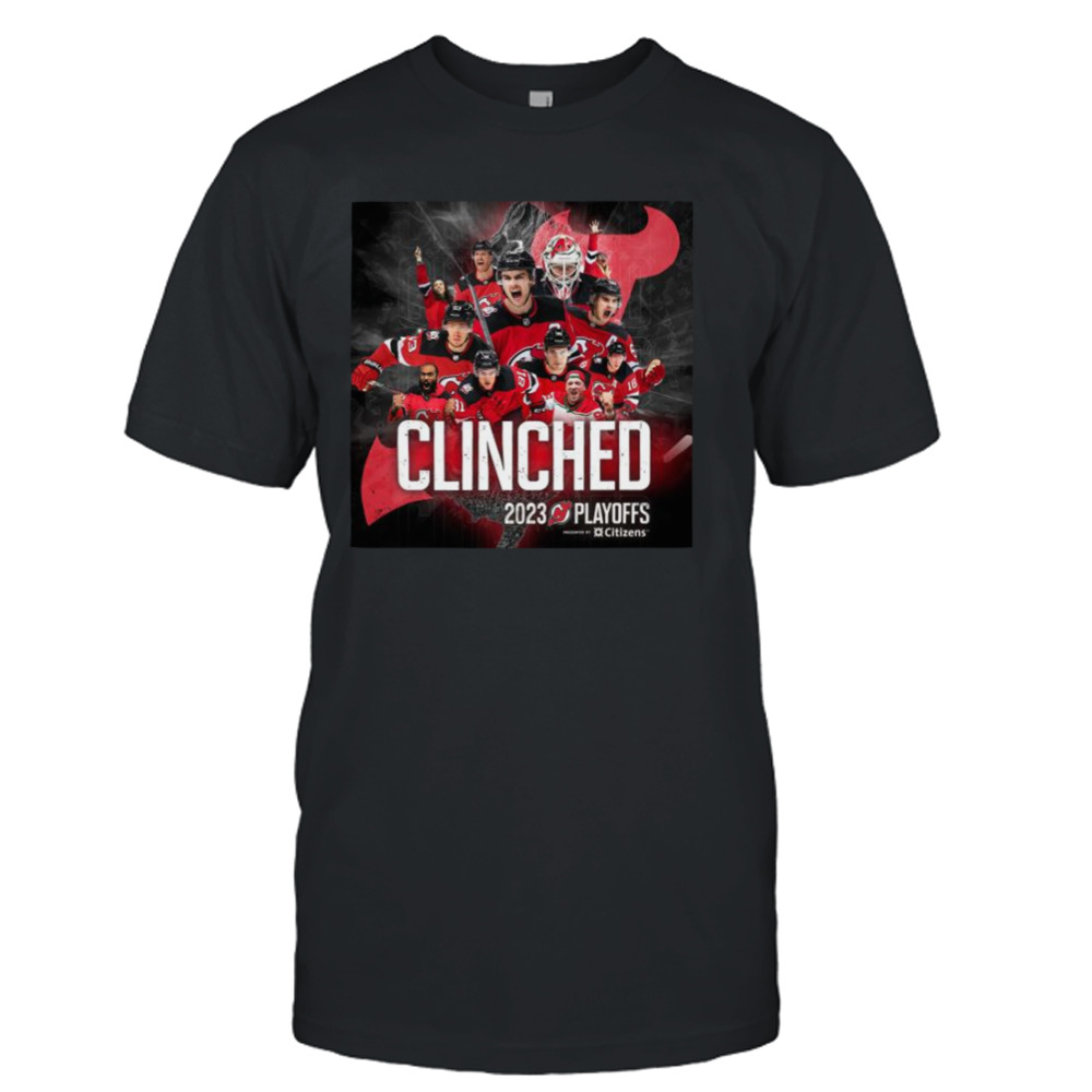 New Jersey Devils 2023 Stanley Cup Playoffs Clinched shirt