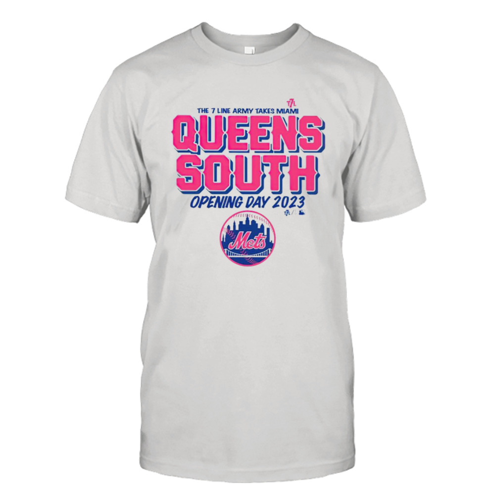 New York Mets the 7 line army takes Miami queens south opening day 2023 shirt