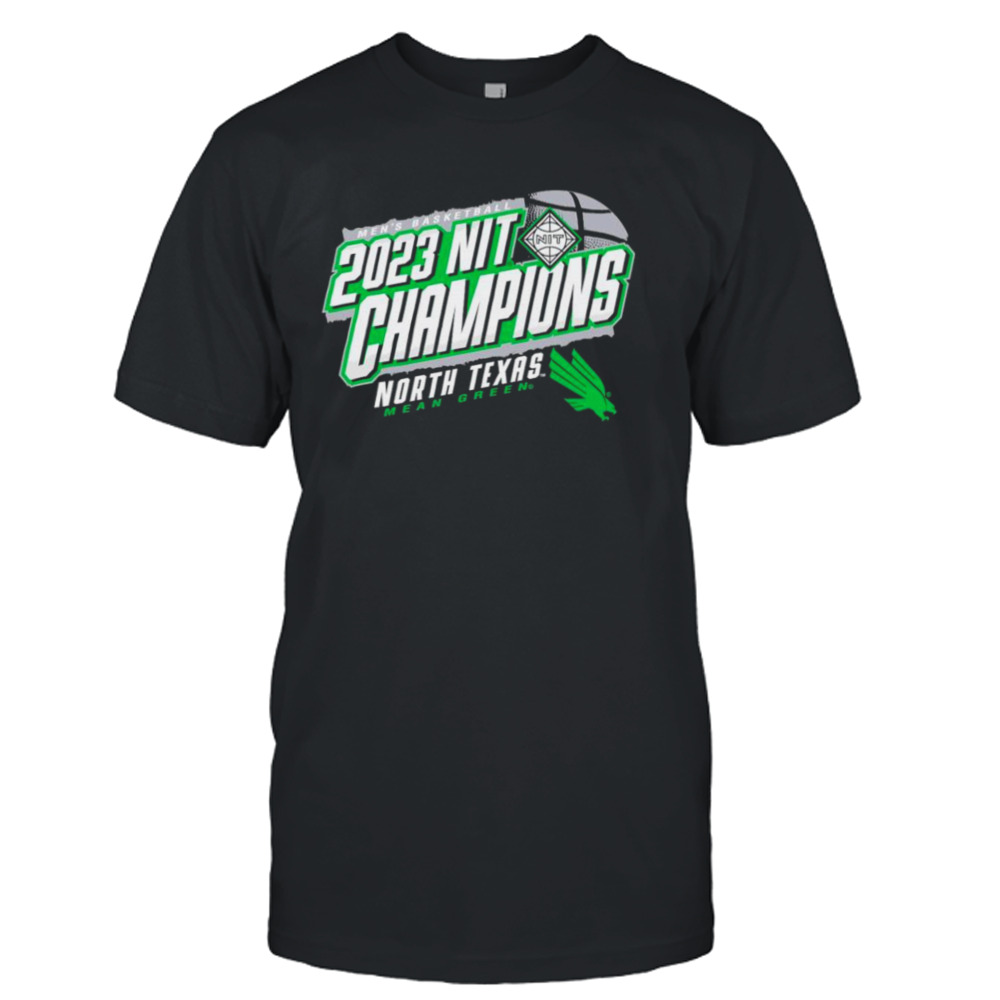 North Texas Mean Green Blue 84 2023 NCAA Men’s Basketball NIT Champions T-Shirt