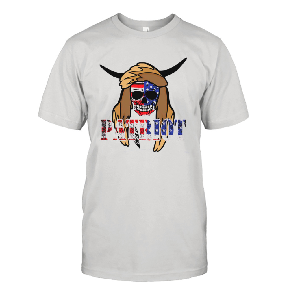 Patriot Viking Q Shaman Scull Patriotic Jake Angeli shirt