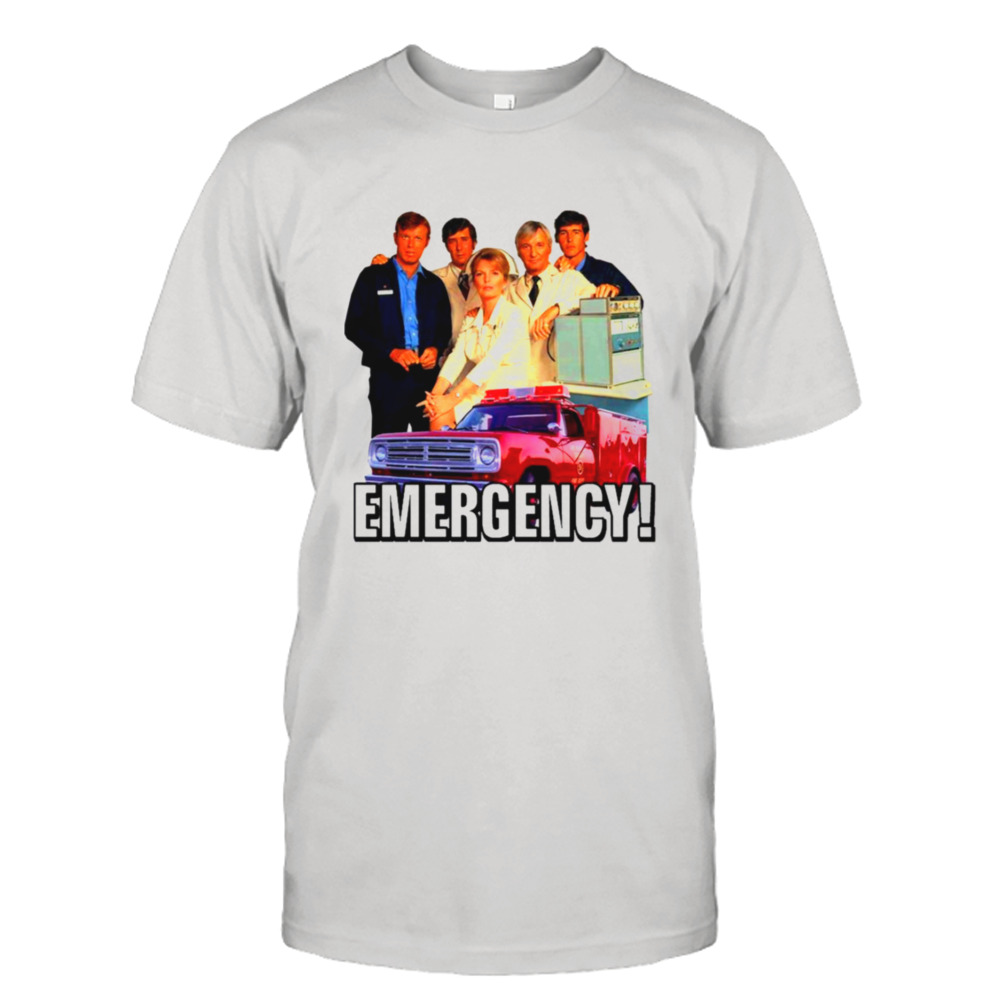 Retro Vintage 70s Emergency Cast Tribute shirt