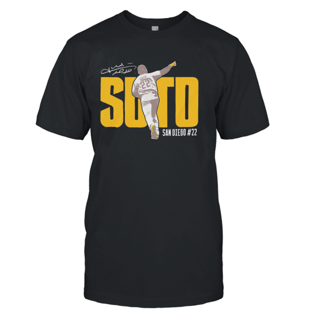 San Diego Juan Soto signature series shirt