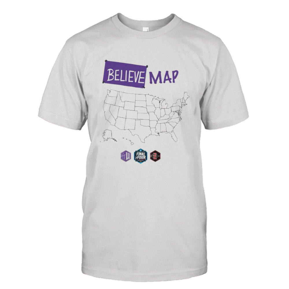 San Diego State Believe Map Final Four 2023 Shirt