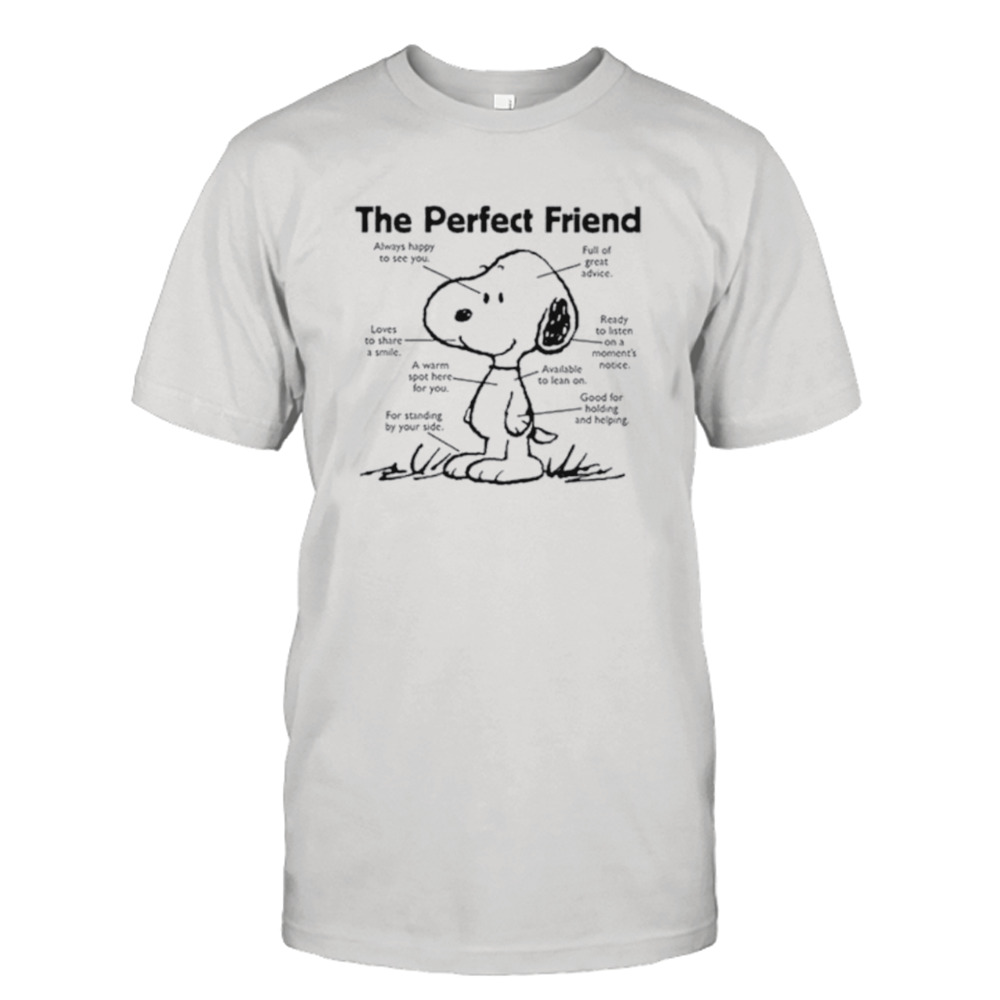 Snoopy the perfect friend shirt