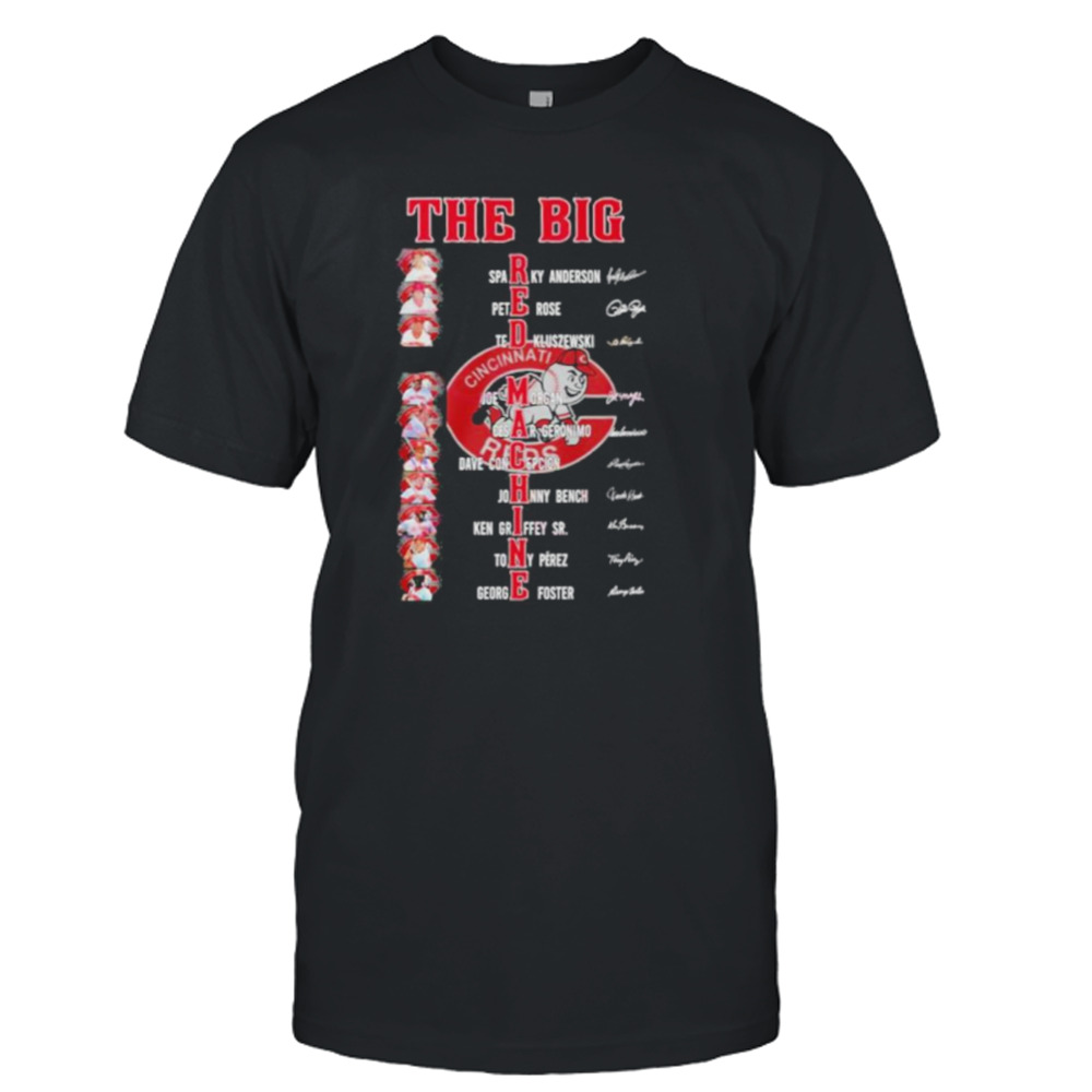 The Big Red Machine Members signature shirt