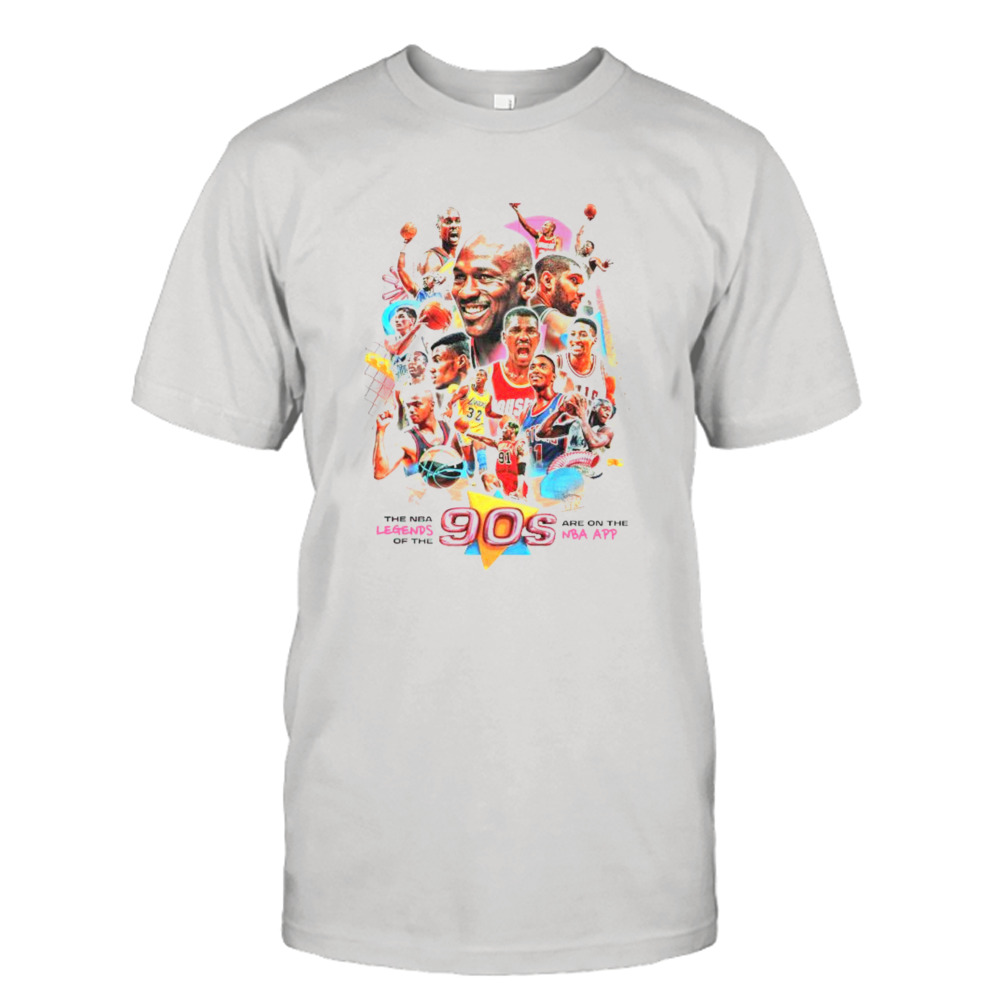 The Legends of the 90s Are on the NBA app Team member Shirt