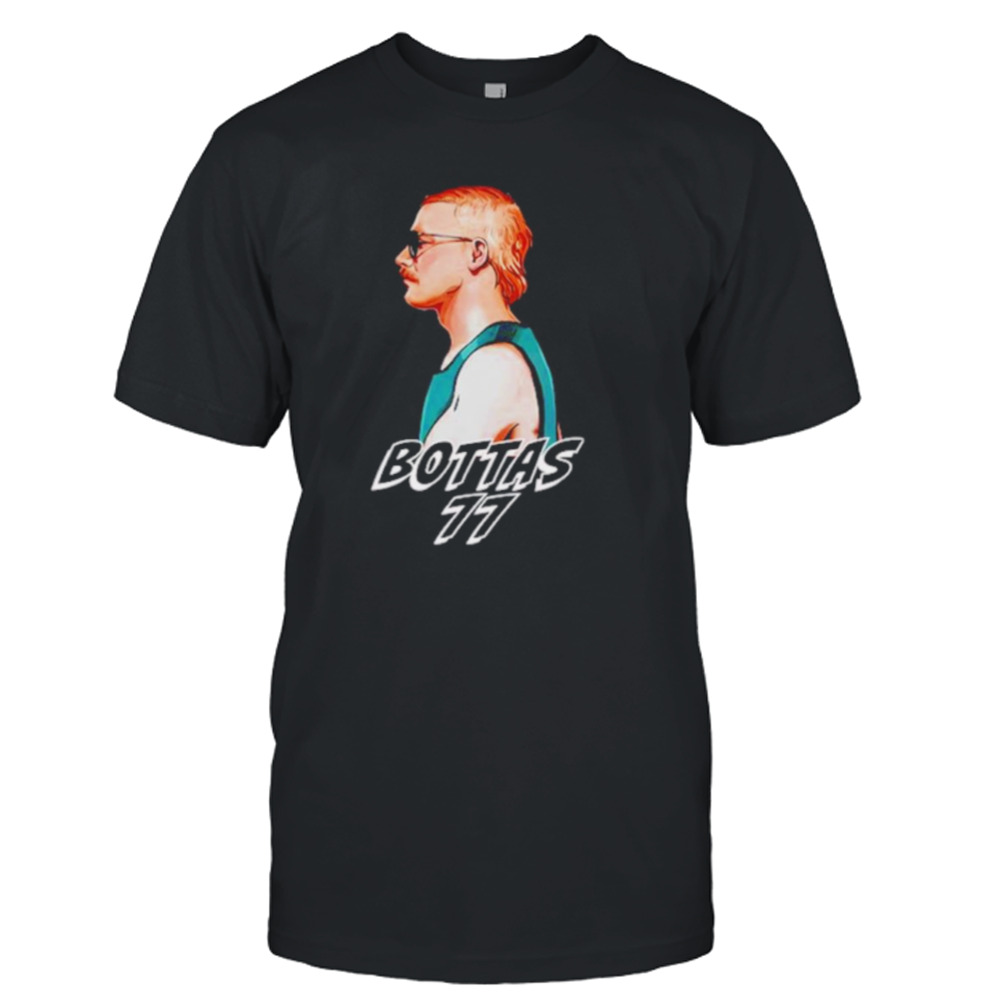 Valtteri Bottas Wearing Jb The Mullet Bottas 77 Shirt