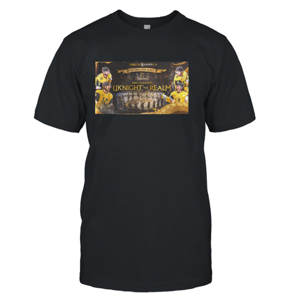 Vegas Golden Knights 2023 Stanley Cup Playoffs Uknight the Realm shirt