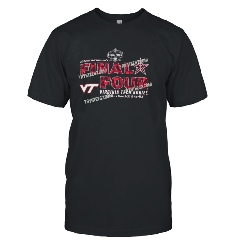 Virginia Tech Hokies 2023 NCAA Women’s Final Four – Champion shirt