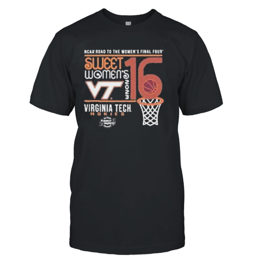 Virginia Tech Sweet 16 Ncaa Women’s Basketball Final Four 2023 T Shirt