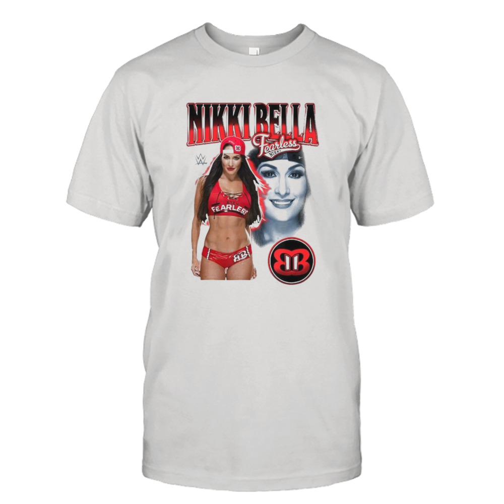 wwe nikkI bella fearless nikkI full body vintage portrait shirt