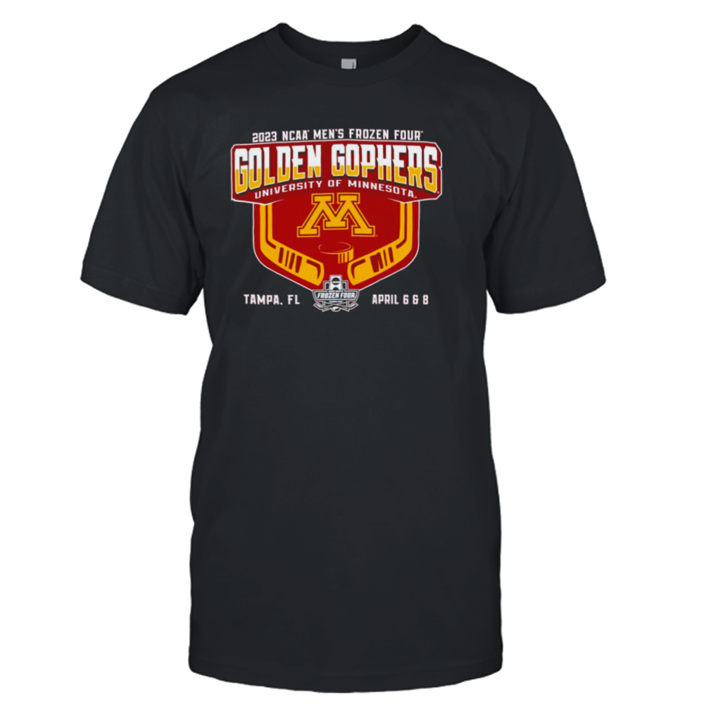 2023 NCAA Men’s Frozen Four Golden Gophers University of Minnesota T-shirt