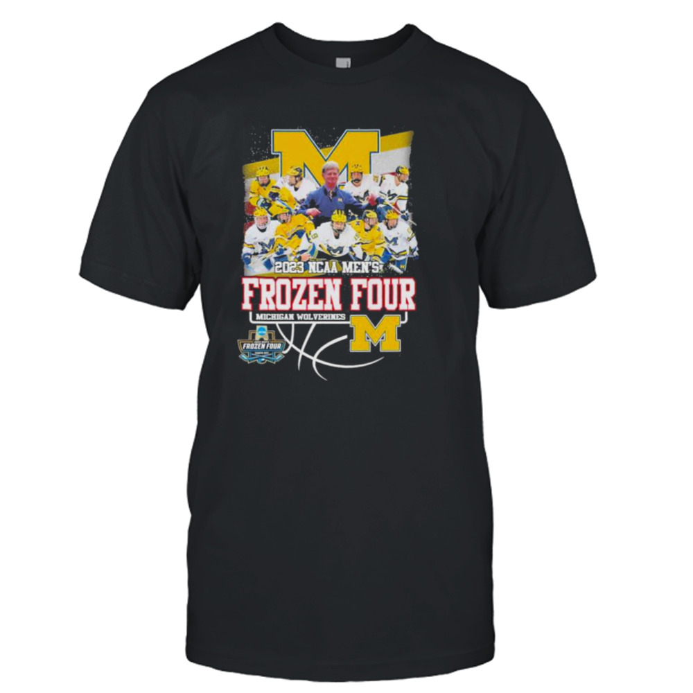 2023 NCAA Men’s Frozen Four Michigan Wolverines team shirt