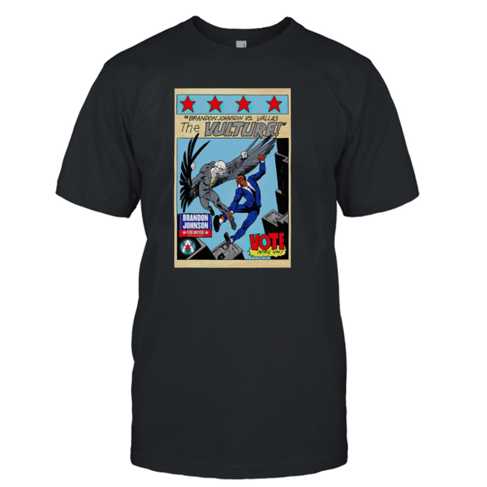 Brandon Johnson Cs Vallas The Vulture shirt