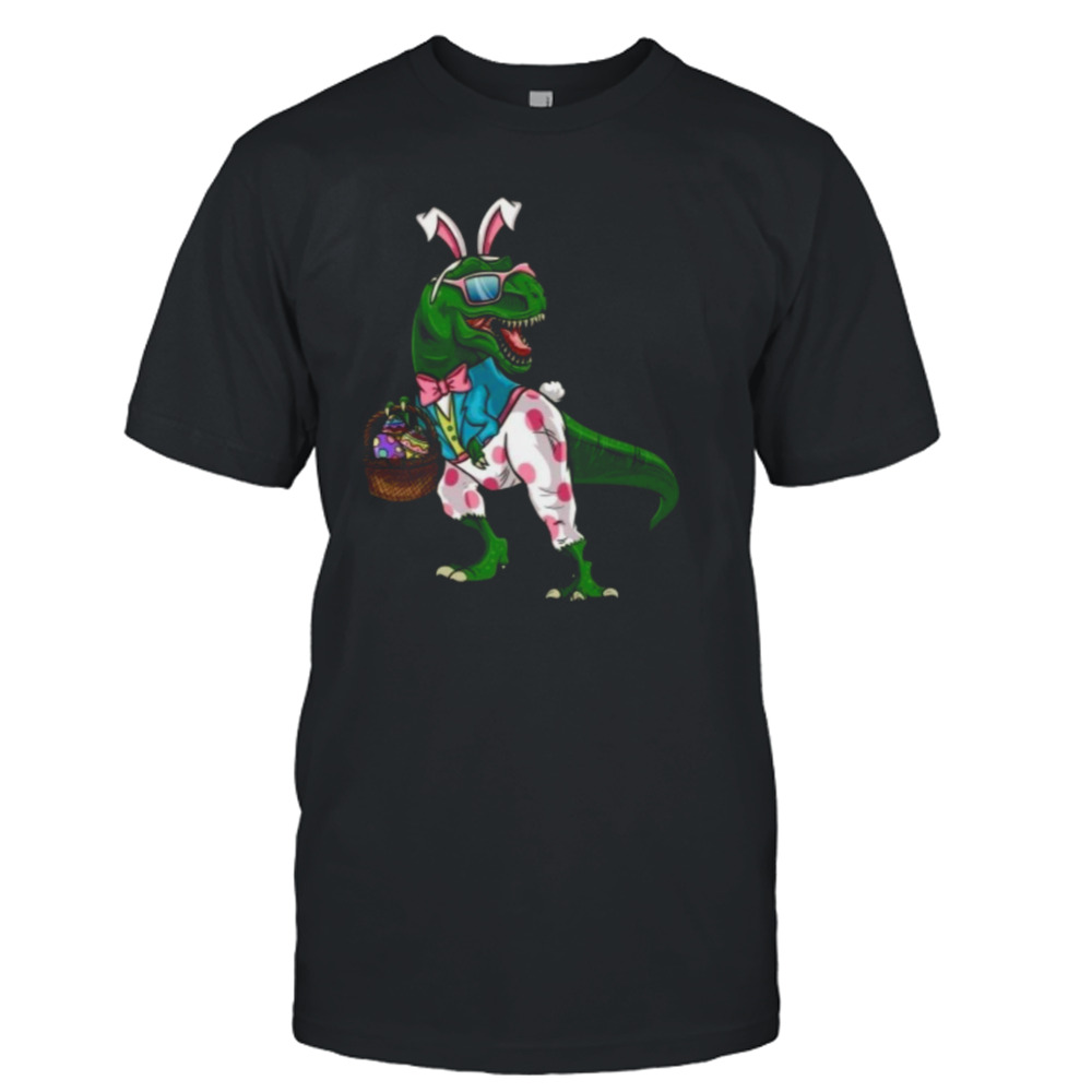 Easter trex dinosaur egg shirt