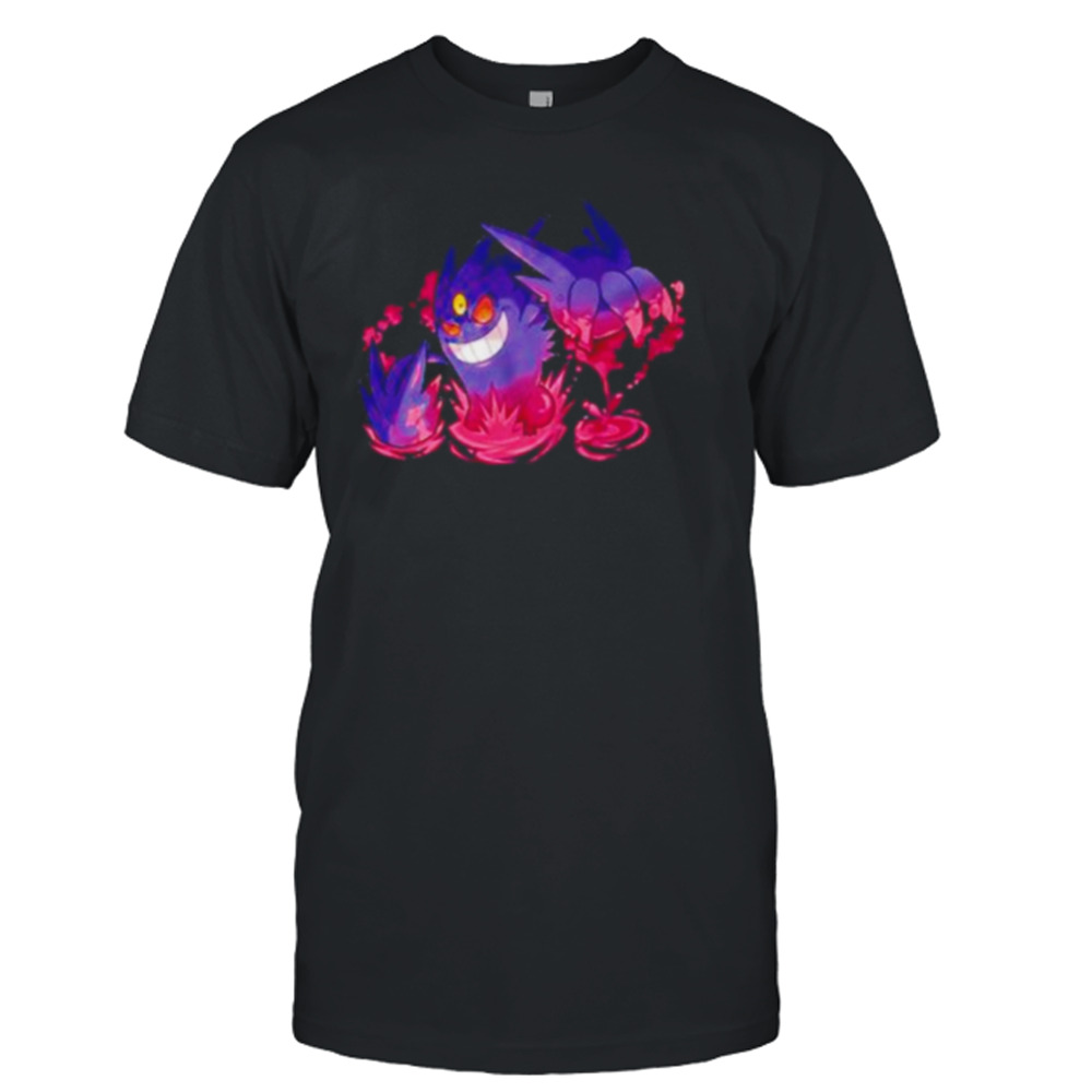 Gengar Pokemon mega evolution shirt