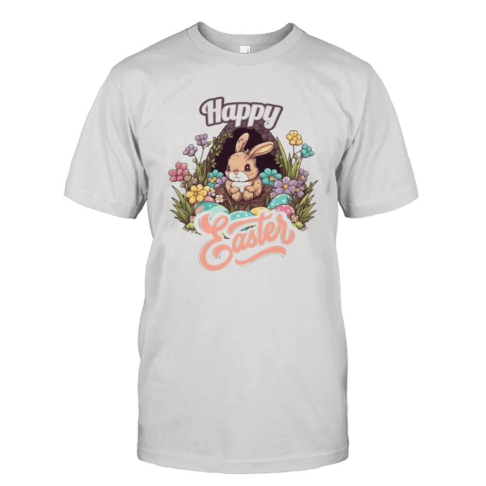 Happy easter kawaii easter bunny shirt