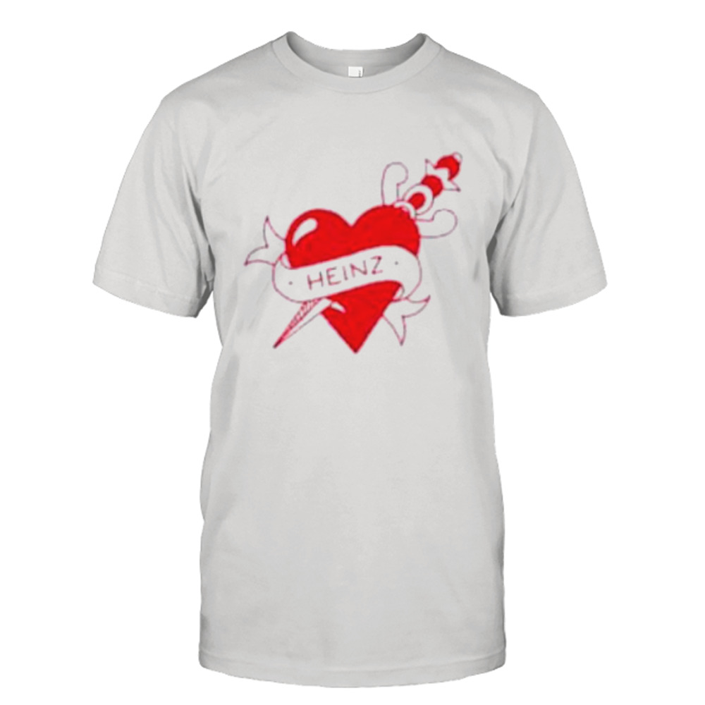 Heinz red tattoo ink heart shirt