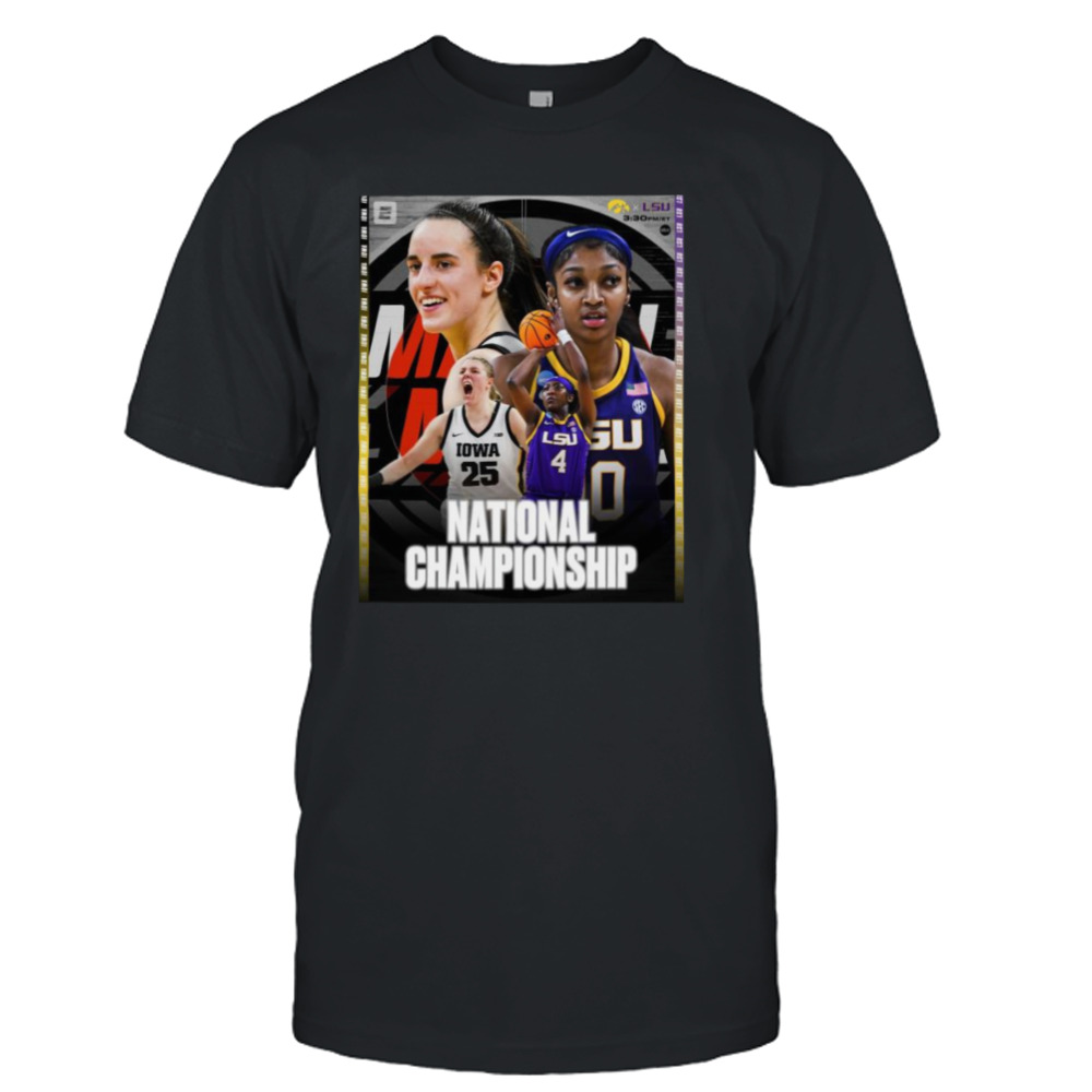 LSU Tigers Vs Iowa Hawkeyes 2023 National Championship Poster Shirt
