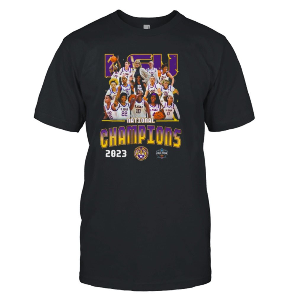 LSU Tigers teams 2023 NCAA Division I National Champion shirt