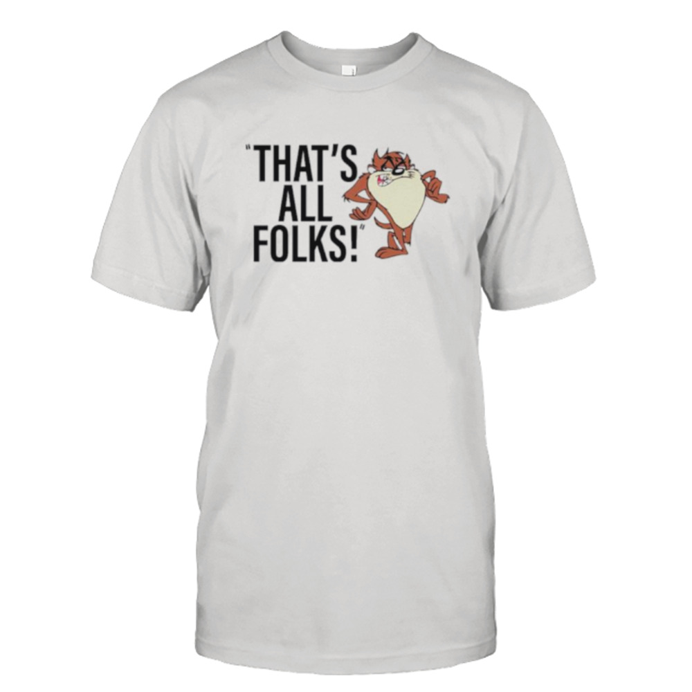 Legend taz that’s all folks shirt