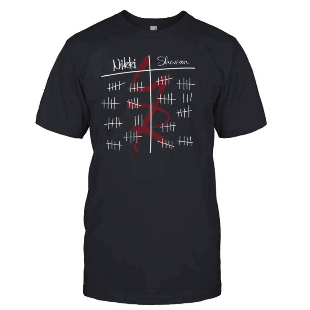 Nikki Sharon Scoresheet The Young And The Restless shirt
